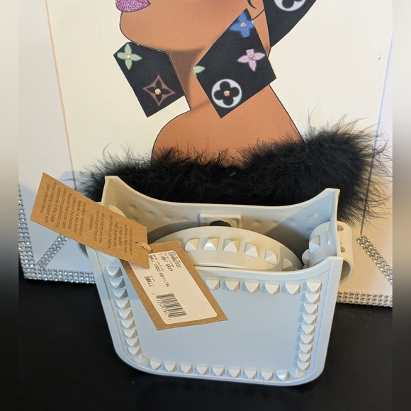 Carmen Sol NWT Jelly Lisa Tote Crossbody Shoulder Bag - Picture 5 of 12